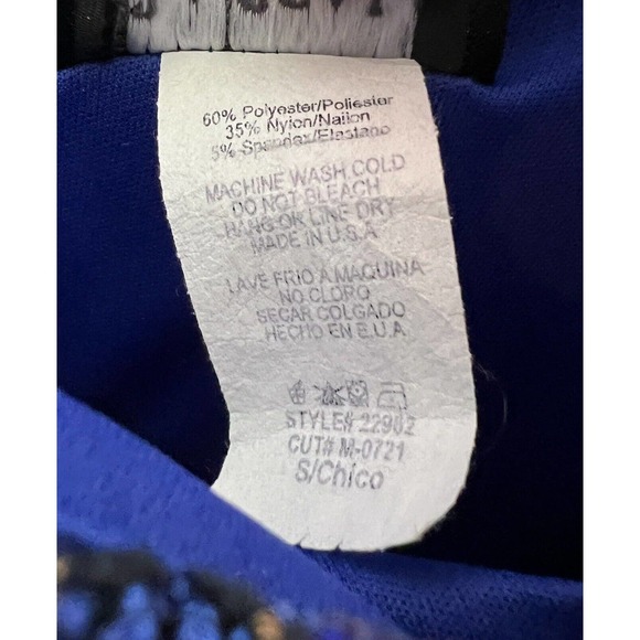 La Scala Iridescent Sequin Sleeveless Fitted Maxi Formal Dress Womens Small Blue - Picture 4 of 16